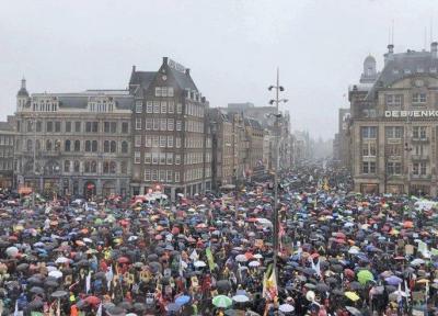 هزاران هلندی در حمایت از محیط زیست تظاهرات کردند